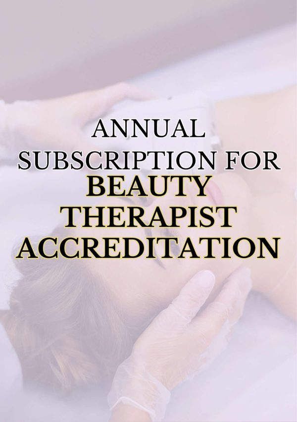 Annual Beauty Therapist Unlimited Accreditation