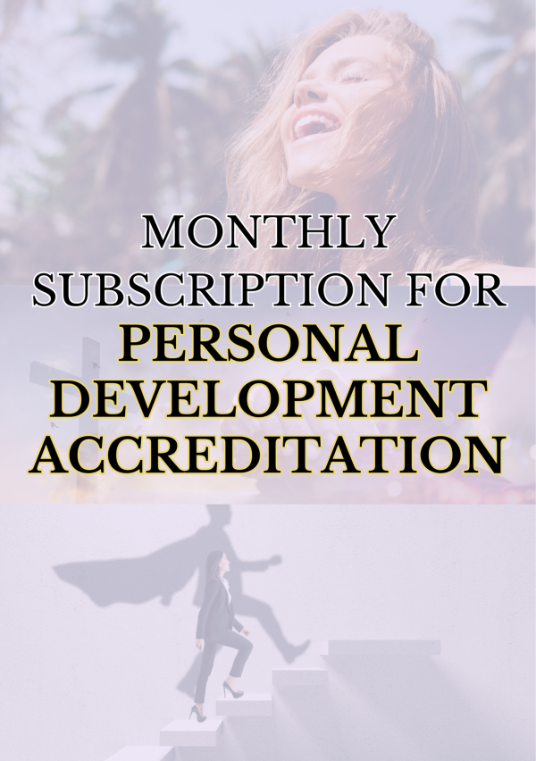 Monthly Personal Development Unlimited Accreditation