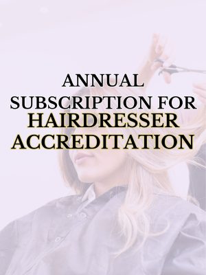 Annual Hairdresser Unlimited Accreditation