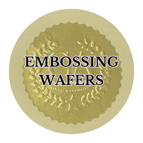embossing wafers